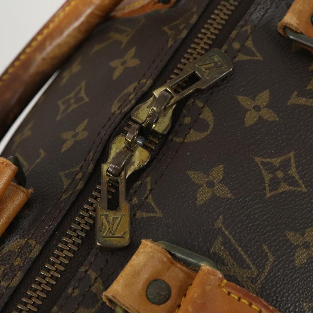 Louis Vuitton Keepall Bag Monogram Canvas Brown Canvas Travel Bag