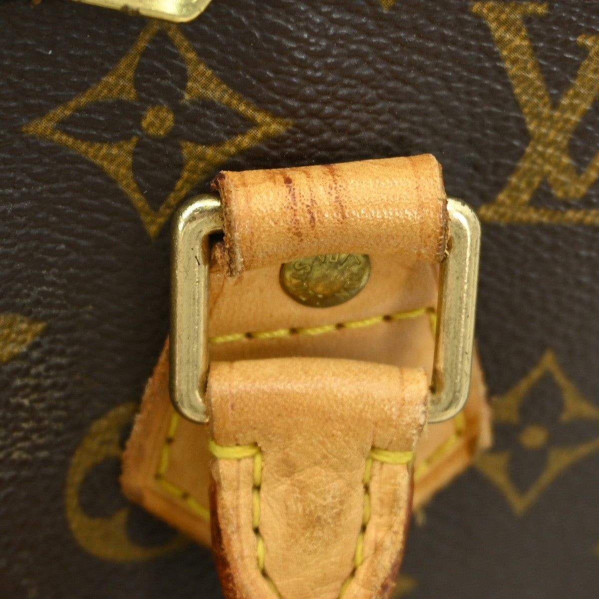 Louis Vuitton Alma Handbag Monogram Canvas Brown Canvas Handbag