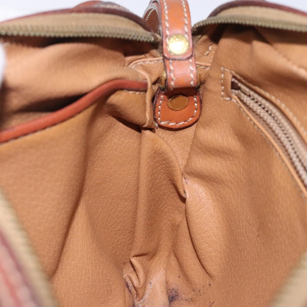 Celine Macadam Pochette Classic Brown Pvc Clutche & Pouche Bag
