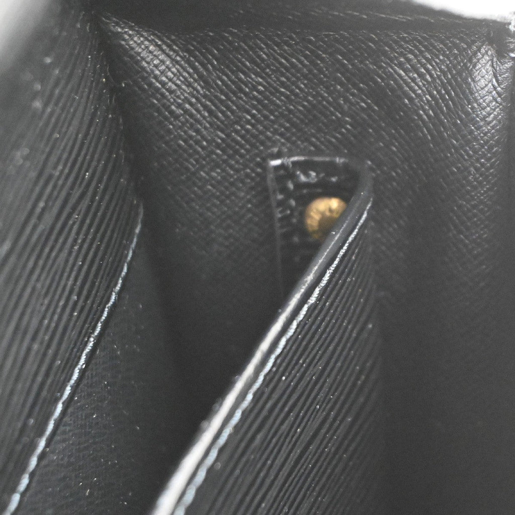 Louis Vuitton Cartouchiere Handbag Epi Leather Black Leather Shoulder Bag
