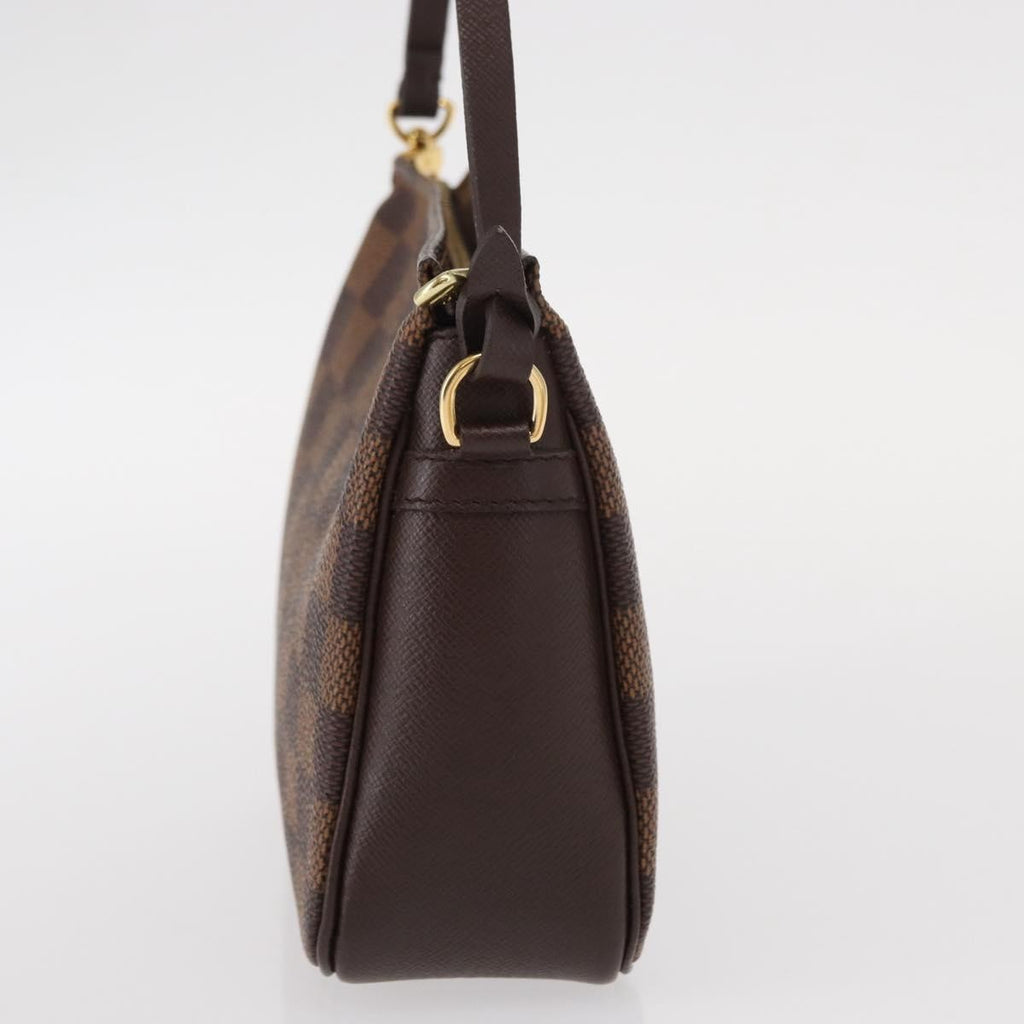 Louis Vuitton Trousse Make Up Bag Damier Canvas Brown Canvas Clutche & Pouche Bag