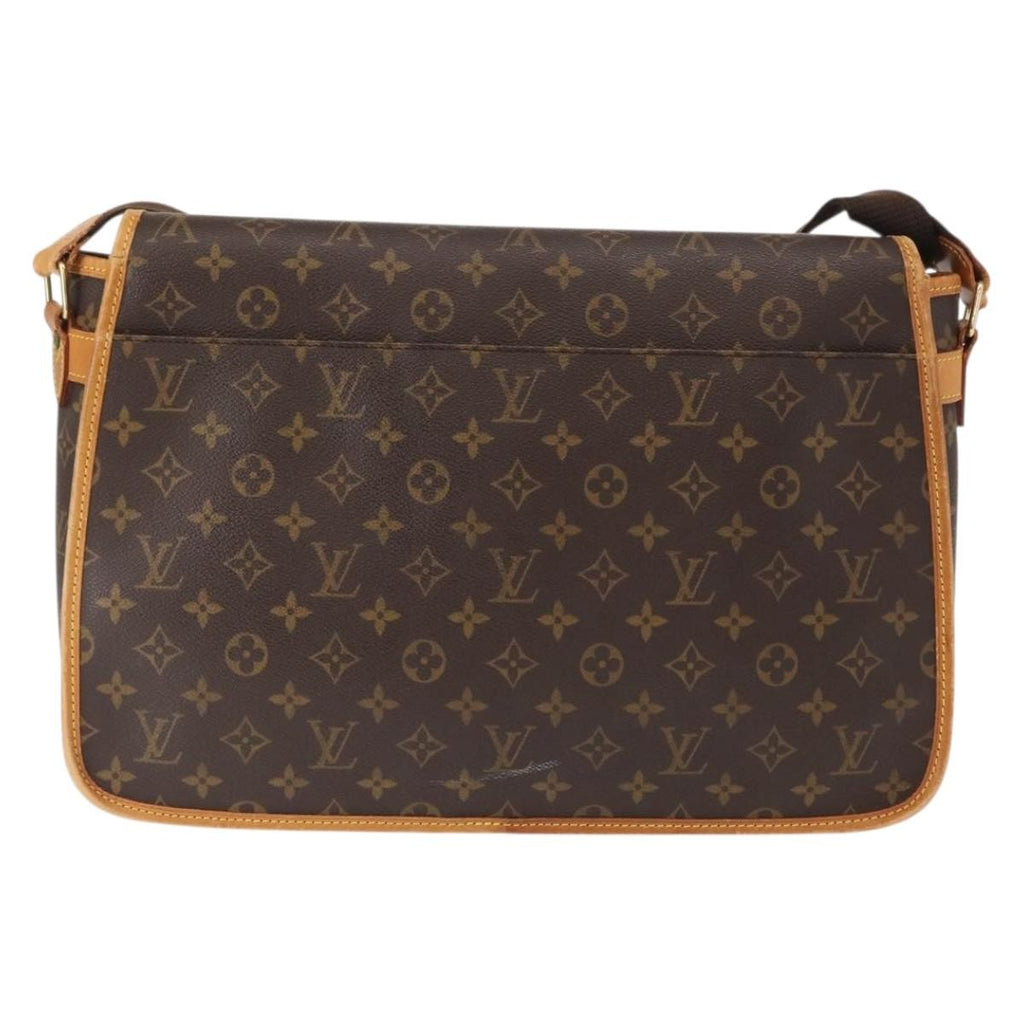 Louis Vuitton Sac Gibeciere Messenger Bag Monogram Canvas Brown Canvas Shoulder Bag