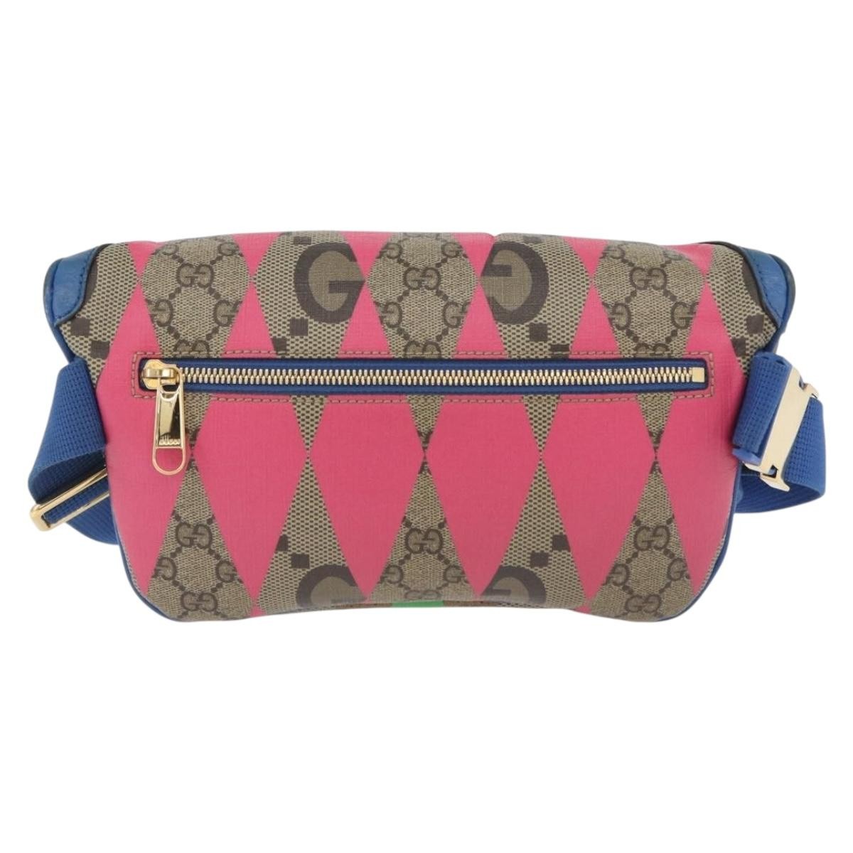 Gucci Gg Supreme Belt Bag Gg Coated Canvas And Leather Multicolour Pvc Crossbody Bag Bag (Pre-Owned)