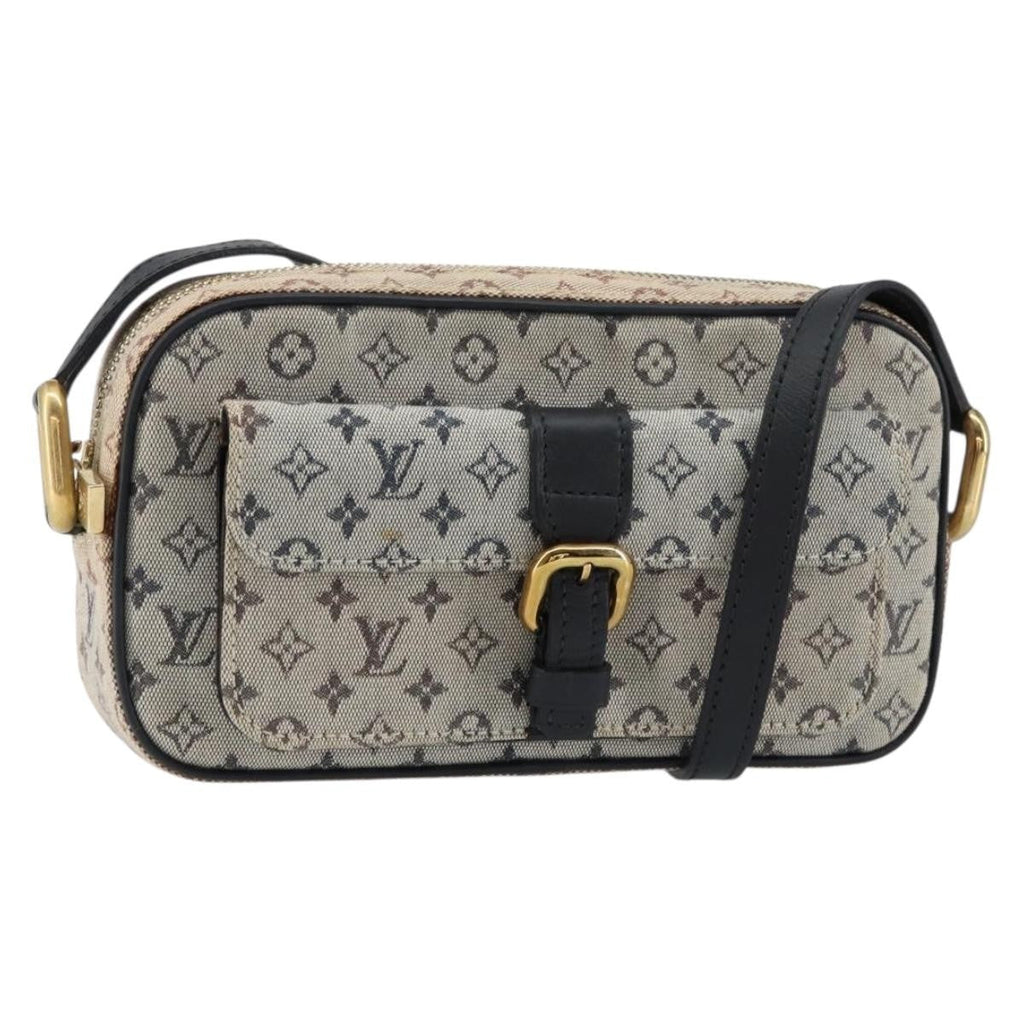 Louis Vuitton Juliette Crossbody Bag Mini Lin Blue Canvas Shoulder Bag