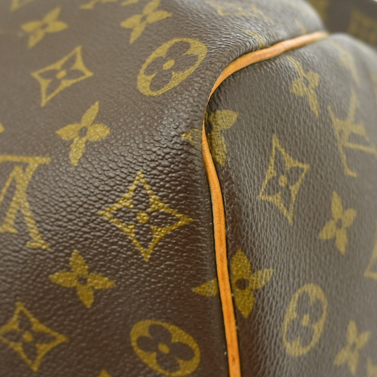 Louis Vuitton Keepall Bag Monogram Canvas Brown Canvas Travel Bag