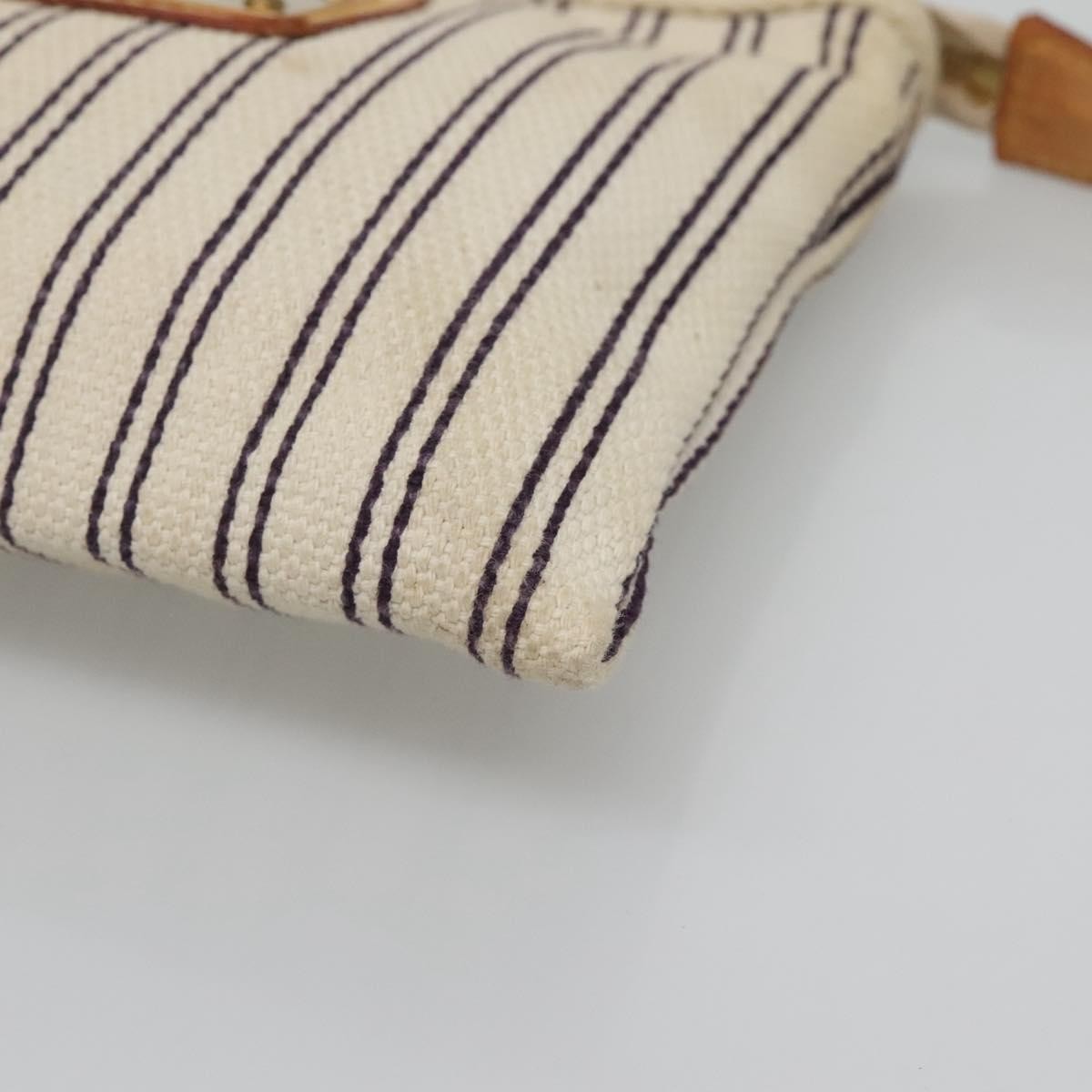 Louis Vuitton Antigua Pouch Canvas White Canvas Bag