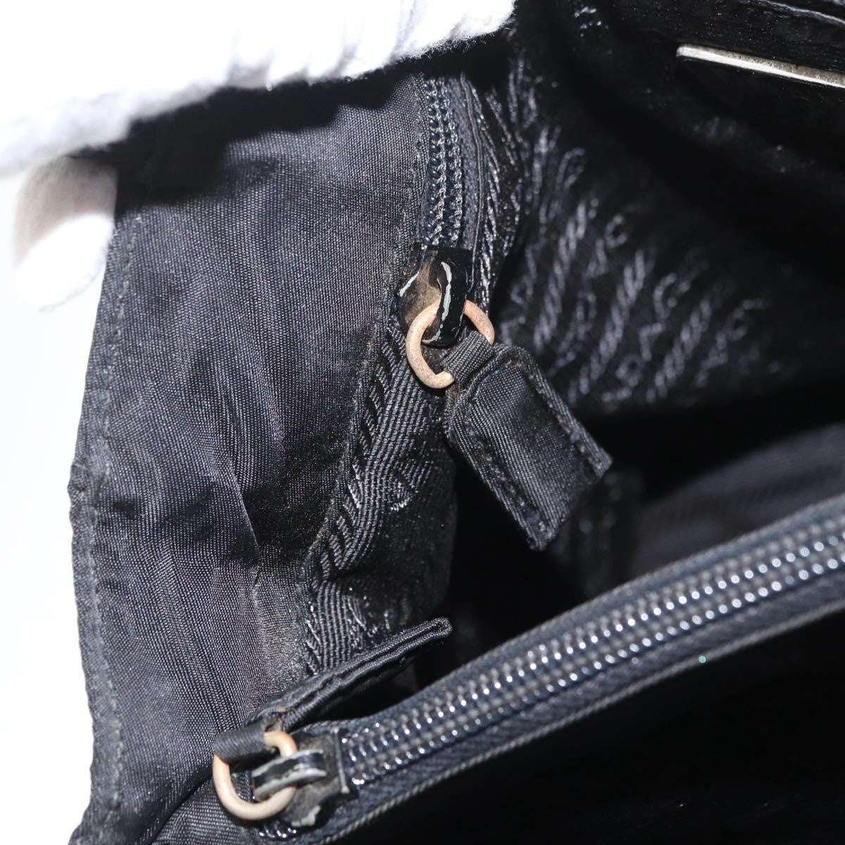 Prada Vintage Zip Tote Tessuto Black Nylon Tote Bag Bag