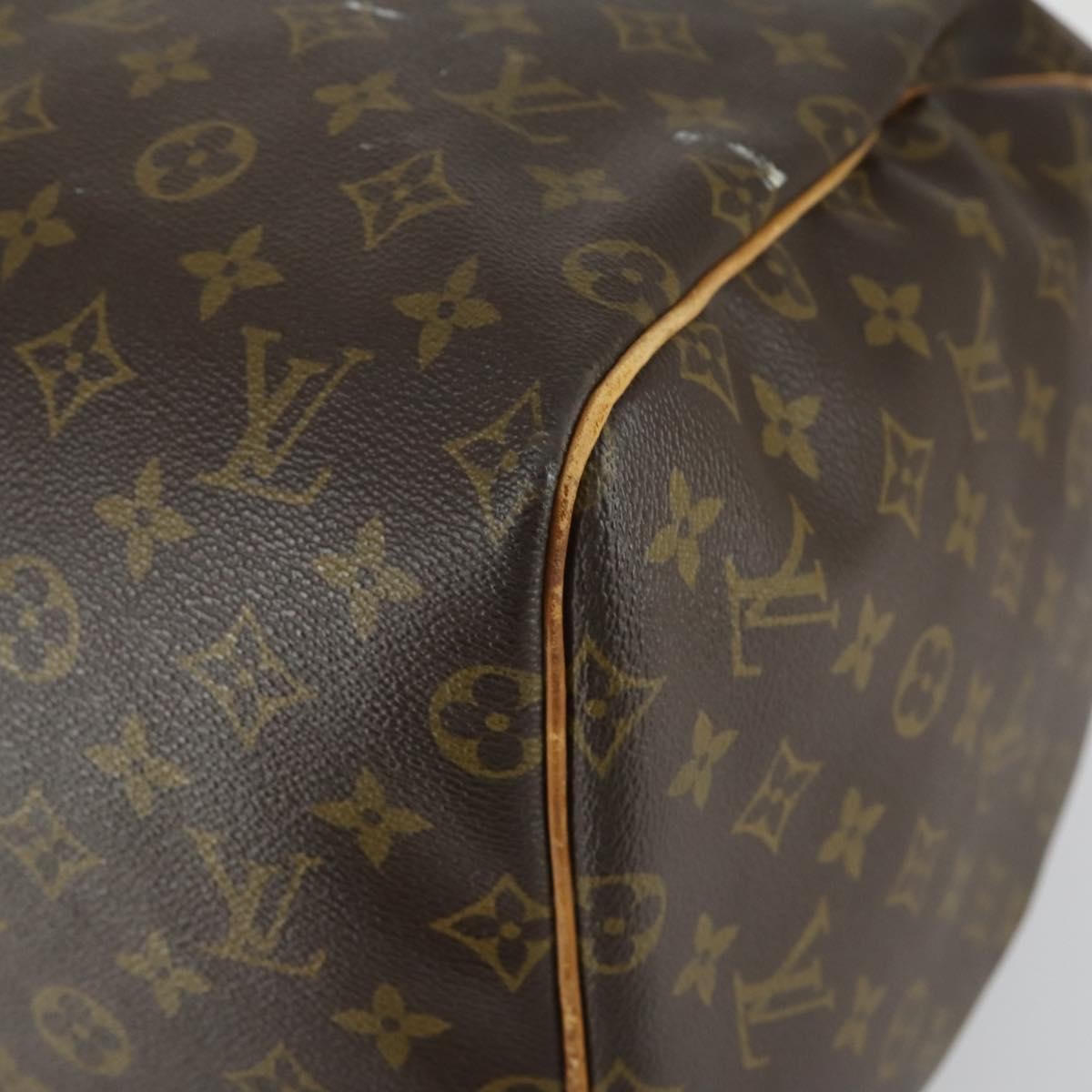Louis Vuitton Keepall Bag Monogram Canvas Brown Canvas Travel Bag