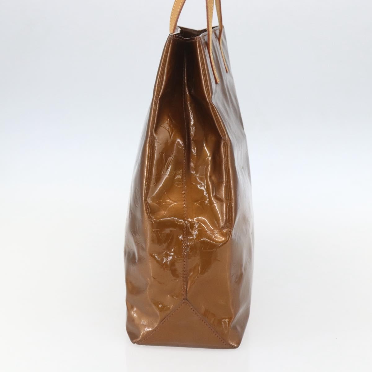 Louis Vuitton Reade Handbag Monogram Vernis Brown Patent_Leather Handbag