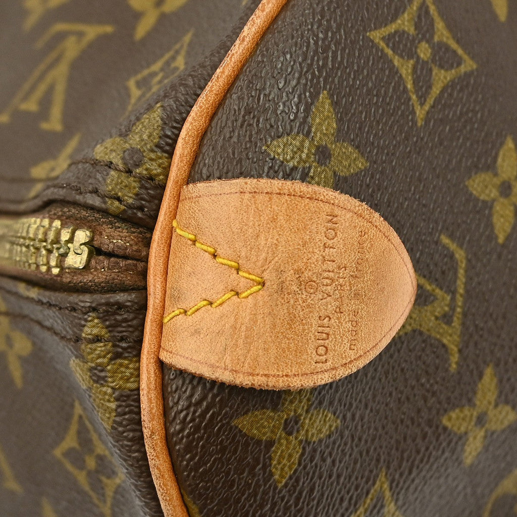 Louis Vuitton Keepall Bag Monogram Canvas Brown Canvas Travel Bag