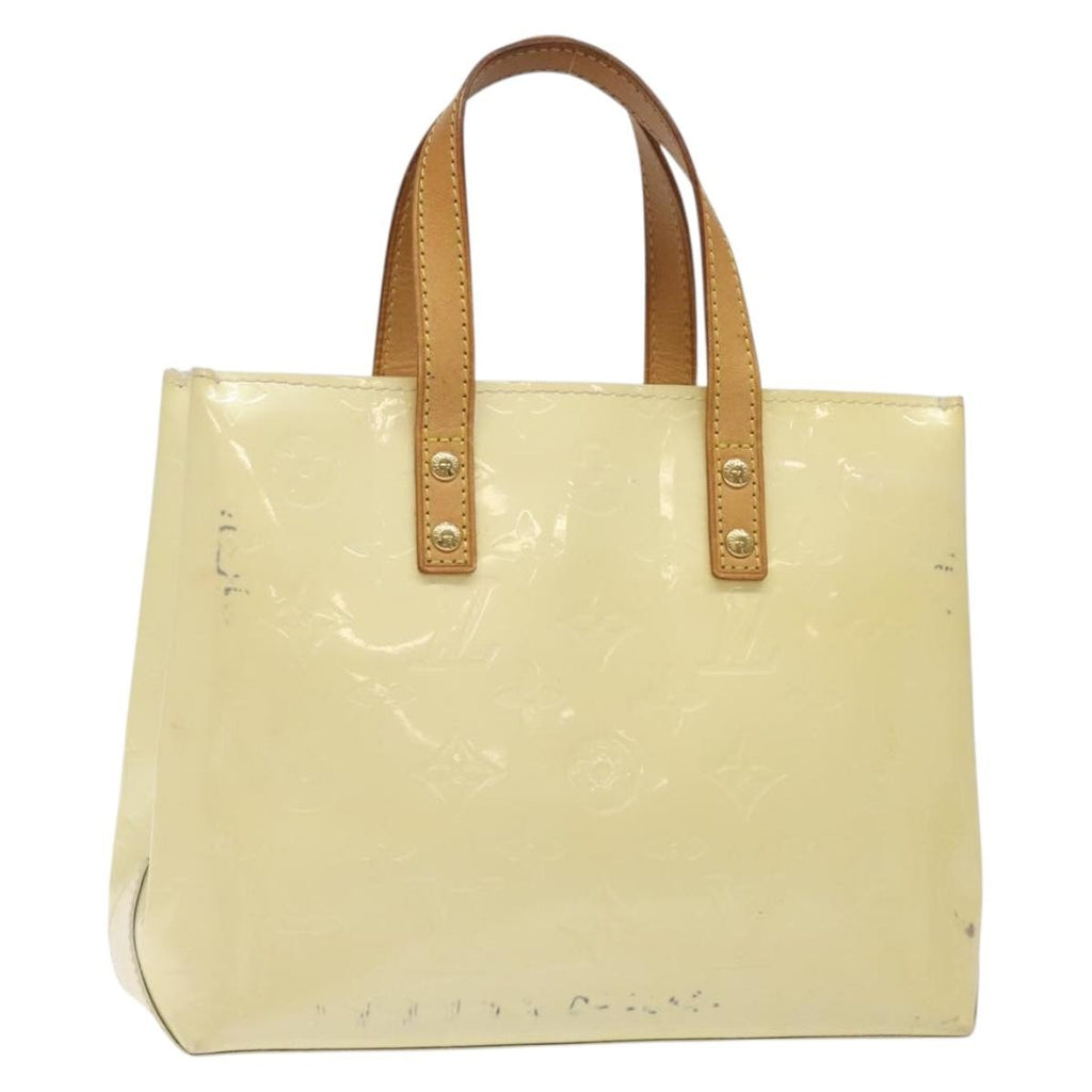 Louis Vuitton Reade Handbag Monogram Vernis Beige Patent_Leather Bag
