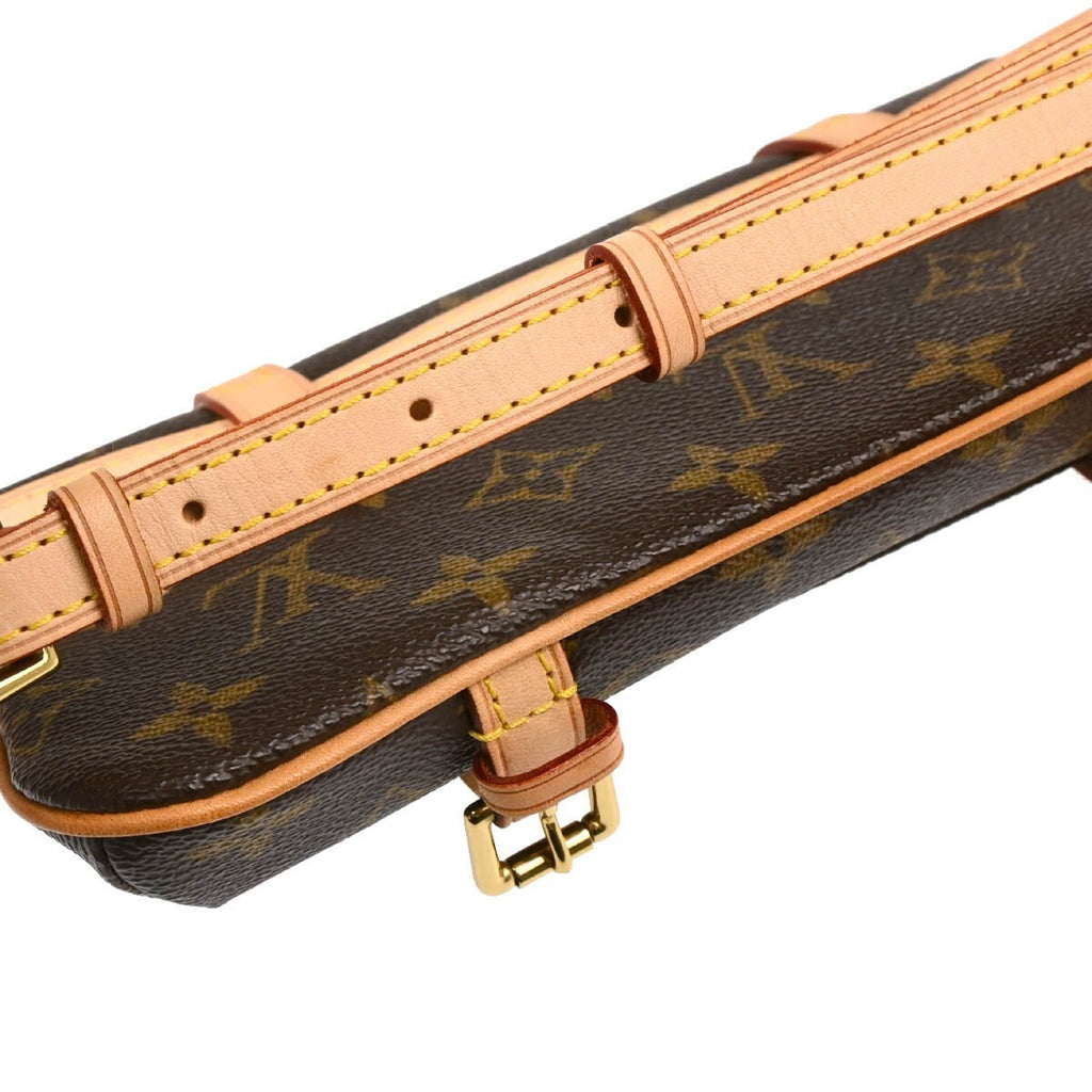 Louis Vuitton Marelle Waist Bag Monogram Canvas Brown Canvas Clutche & Pouche Bag