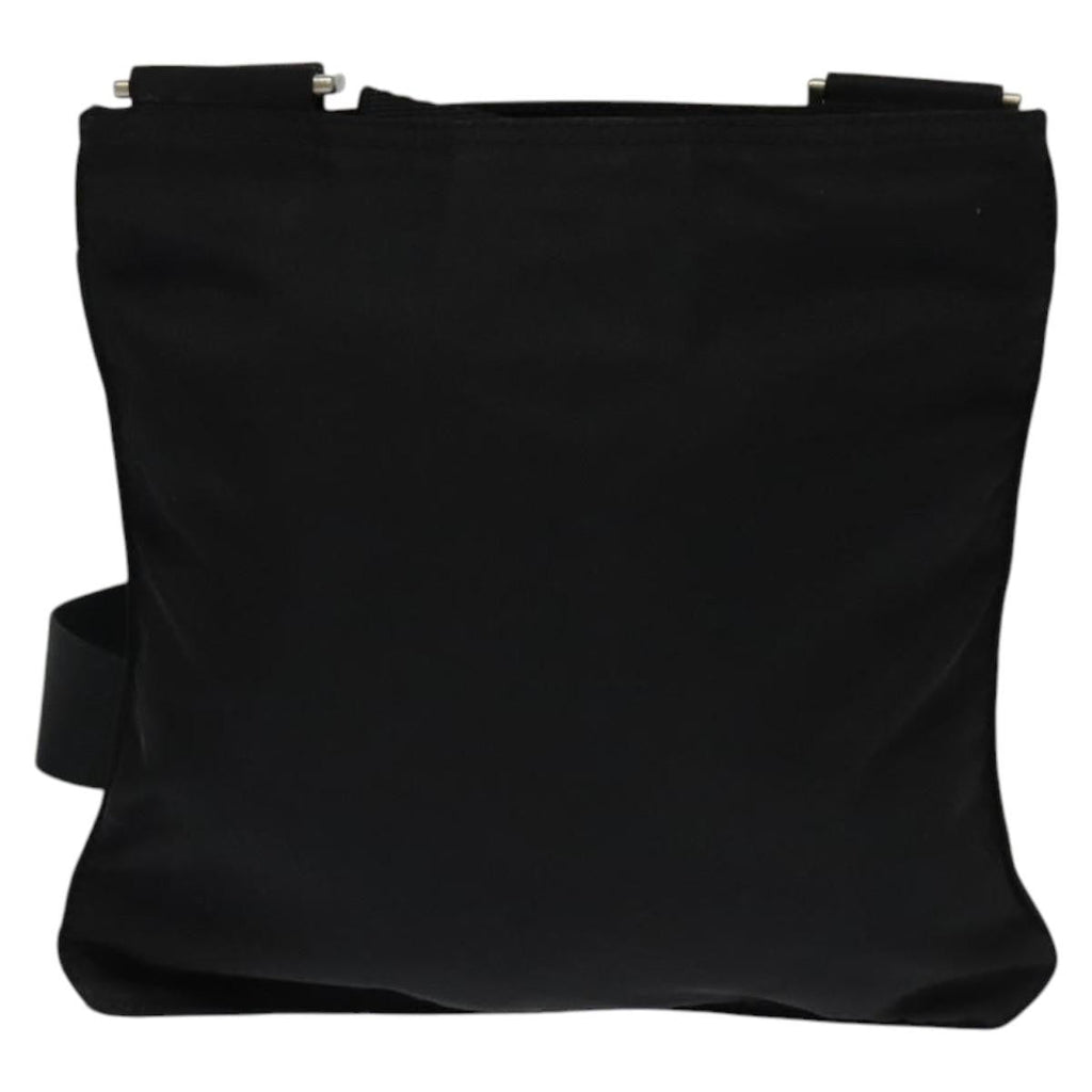 Prada Front Pocket Messenger Bag Tessuto Black Nylon Shoulder Bag Bag