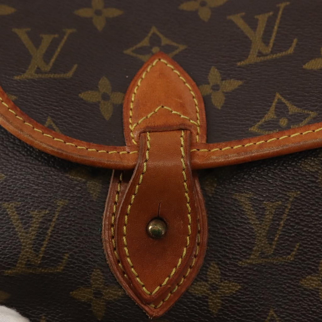 Louis Vuitton Sac Gibeciere Messenger Bag Monogram Canvas Brown Canvas Bag