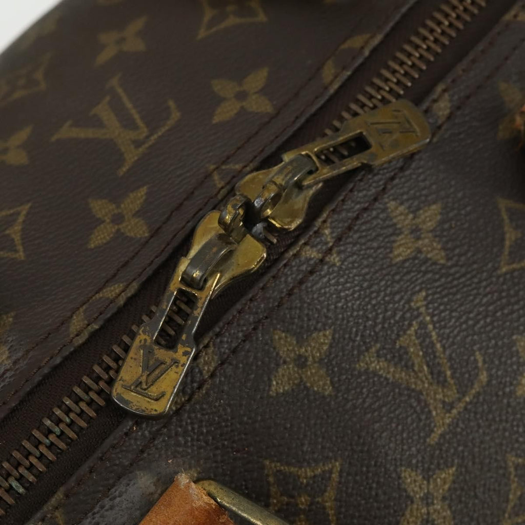 Louis Vuitton Keepall Bag Monogram Canvas Brown Canvas Travel Bag