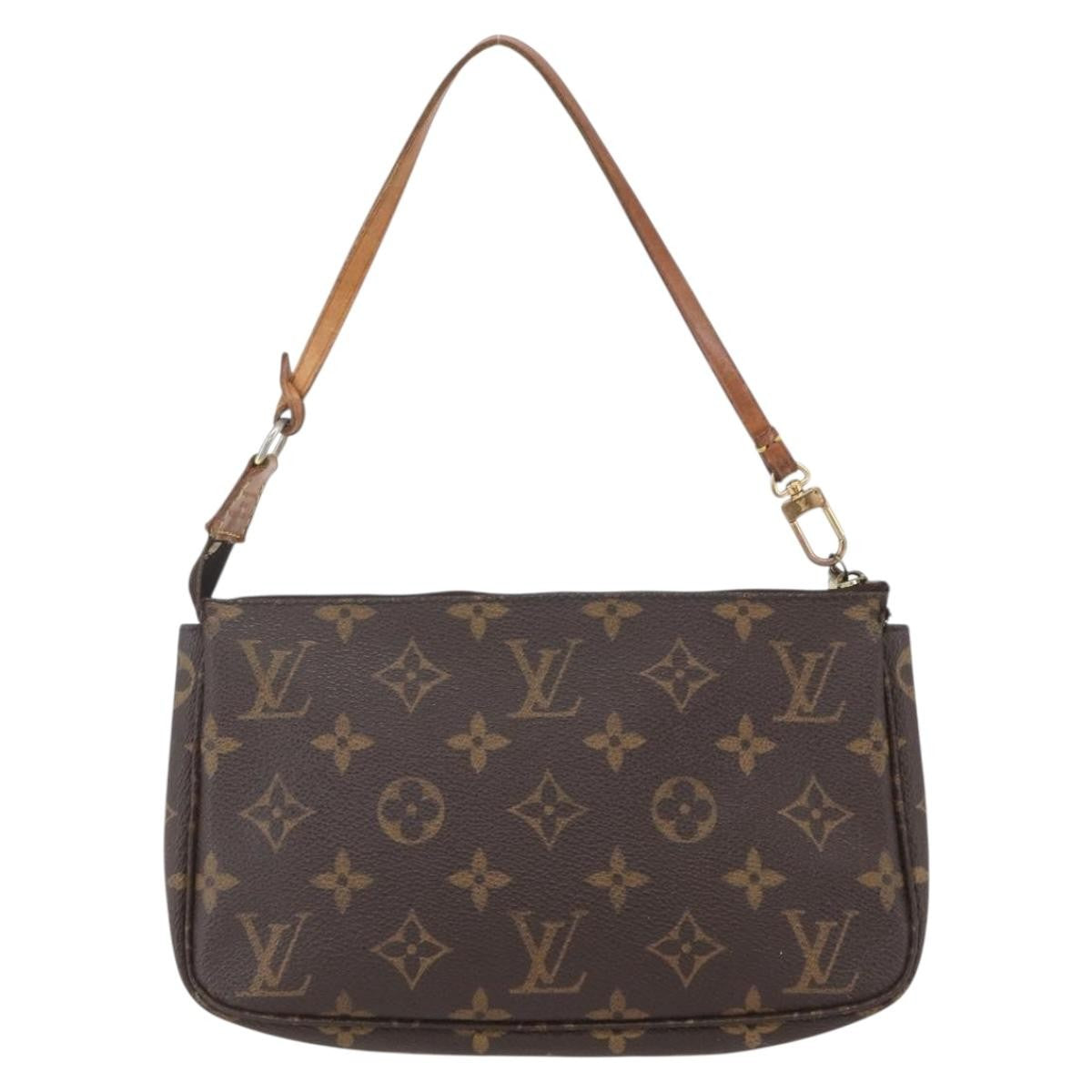 Louis Vuitton Pochette Accessoires Nm Monogram Canvas Brown Canvas Clutche & Pouche Bag