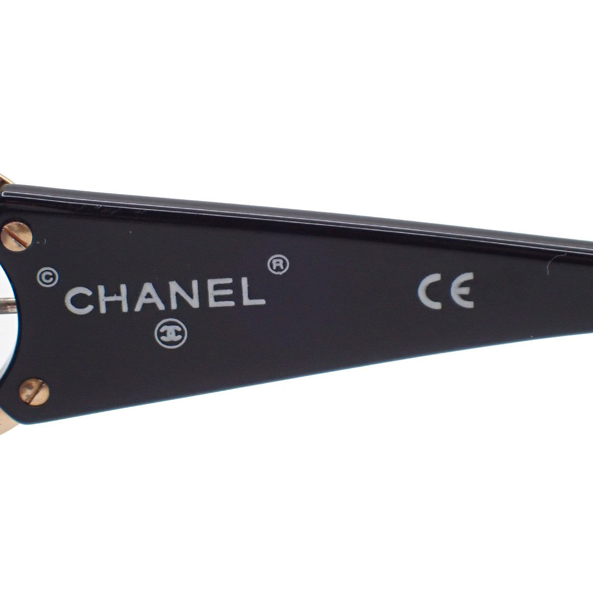 Chanel Logo Cc Sunglasses Plastic Black Plastic Sunglasse Accessory