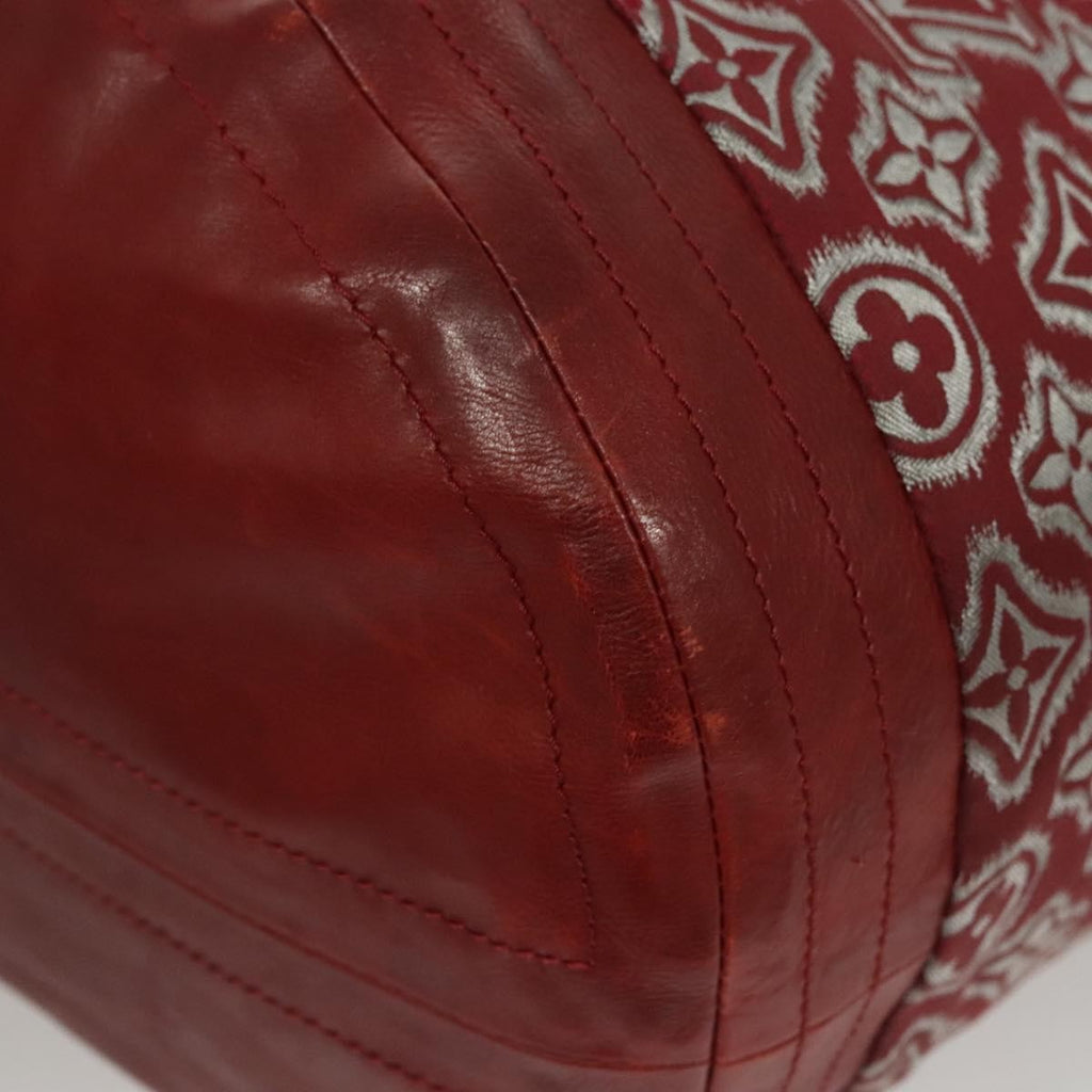 Louis Vuitton Aviator Handbag Limited Edition Monogram Jacquard Burgundy Canvas Handbag