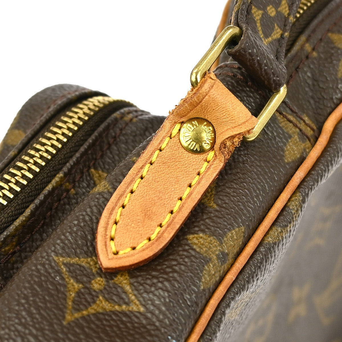 Louis Vuitton Amazone Bag Monogram Canvas Brown Canvas Shoulder Bag