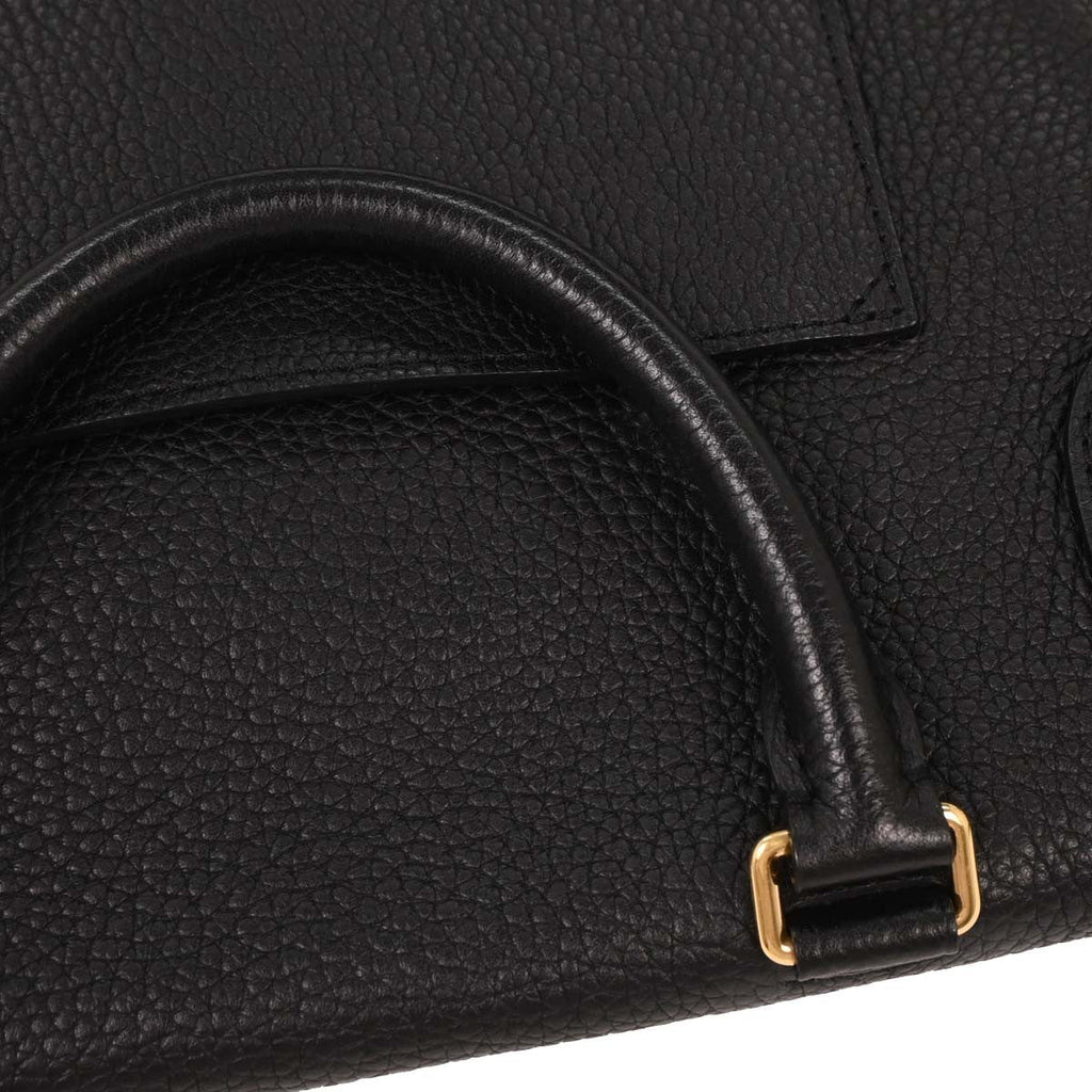 Louis Vuitton Volta Handbag Leather Black Leather Handbag