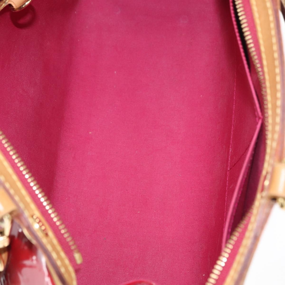 Louis Vuitton Brea Handbag Monogram Vernis Red Patent_Leather Handbag