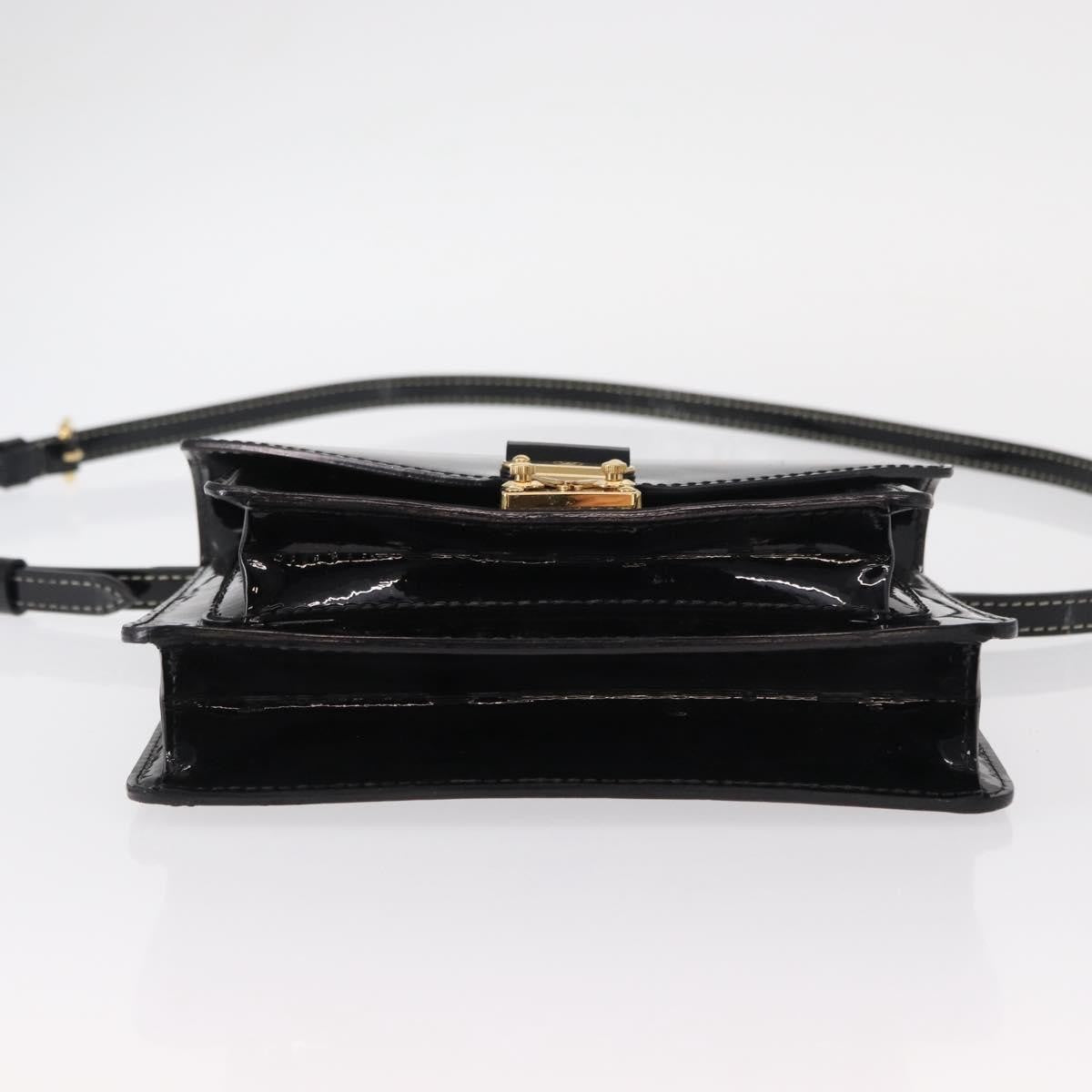 Louis Vuitton Monceau Handbag Vernis Black Patent_Leather Handbag