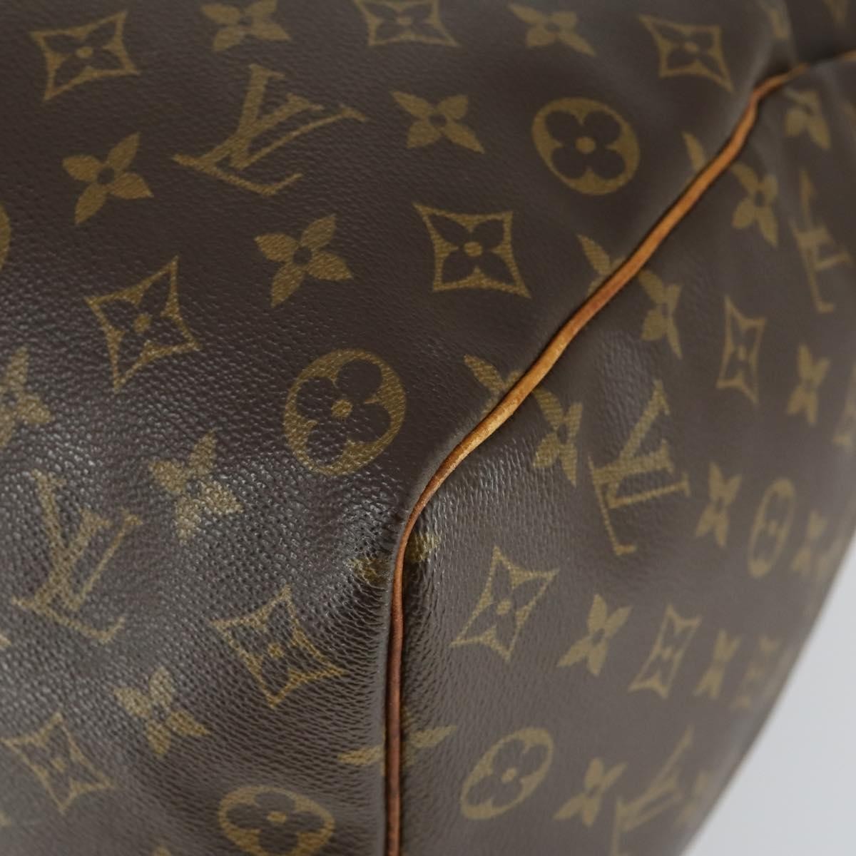 Louis Vuitton Keepall Bag Monogram Canvas Brown Canvas Travel Bag