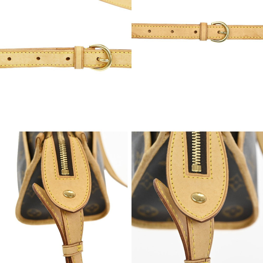 Louis Vuitton Popincourt Shoulder Bag Monogram Canvas Brown Canvas Shoulder Bag