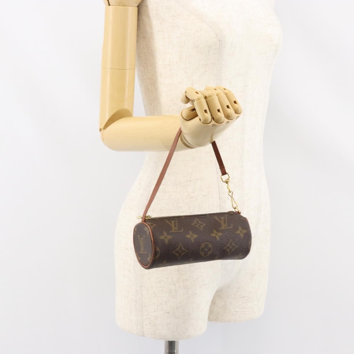 Louis Vuitton Papillon Pochette Monogram Canvas Brown Canvas Clutche & Pouche Bag