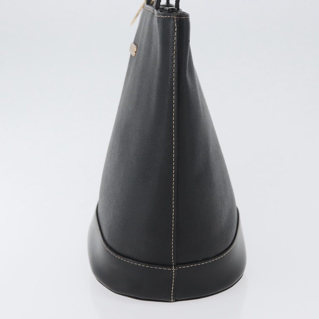 Burberry Vintage Tote Bag Leather Black Leather Tote Bag