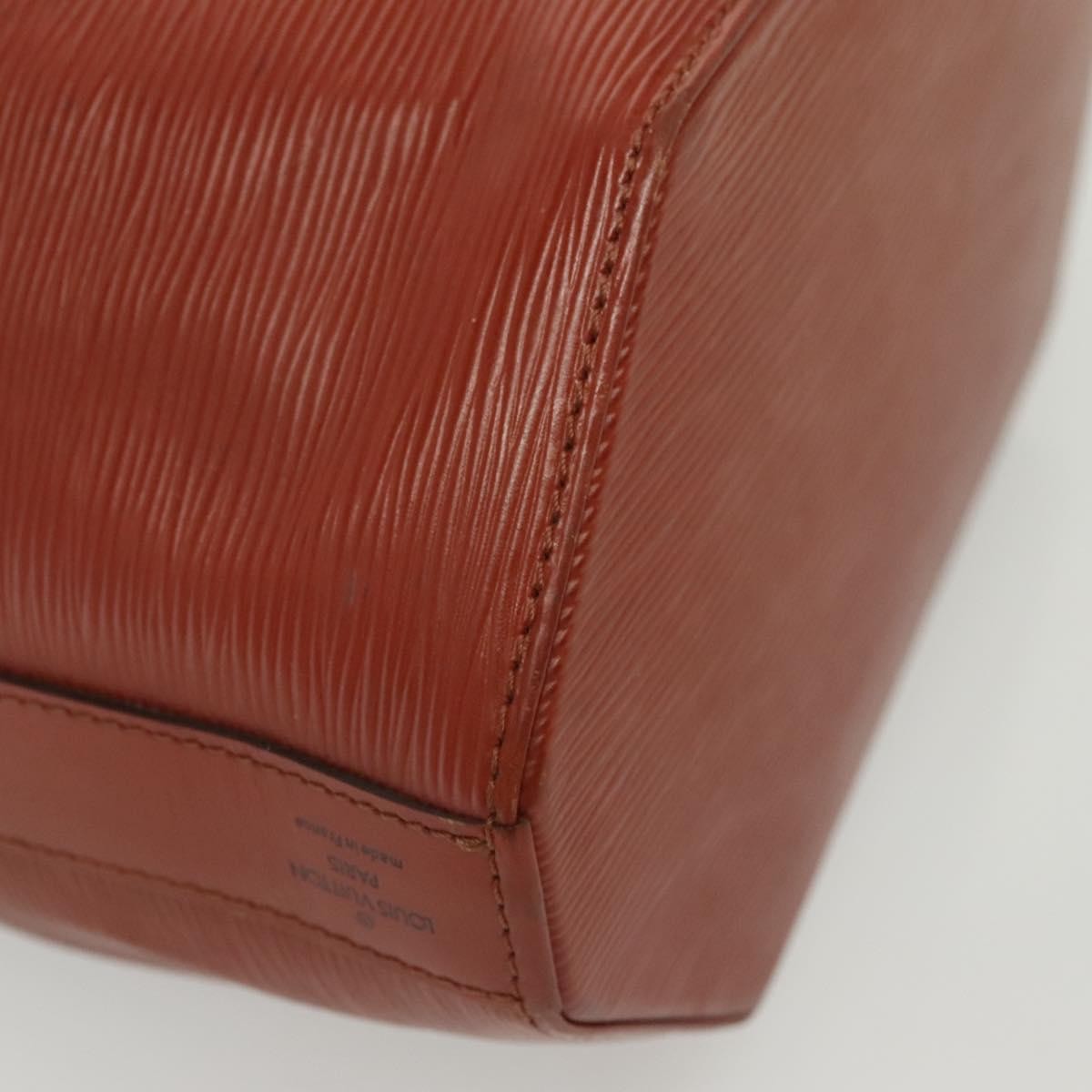 Louis Vuitton Vintage Sac D'epaule Handbag Epi Leather Brown Leather Bag