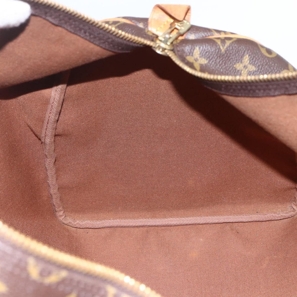Louis Vuitton Keepall Bag Monogram Canvas Brown Canvas Travel Bag