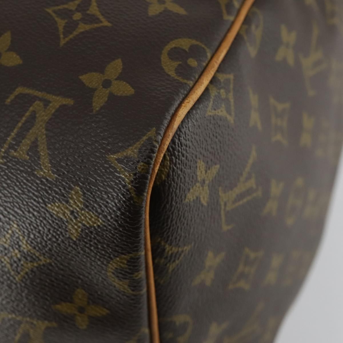 Louis Vuitton Keepall Bag Monogram Canvas Brown Canvas Travel Bag