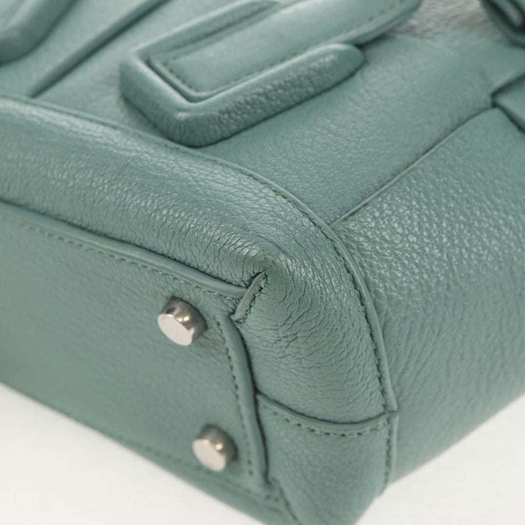 Bottega Veneta Arco Bag Maxi Intrecciato Leather Green Leather Handbag
