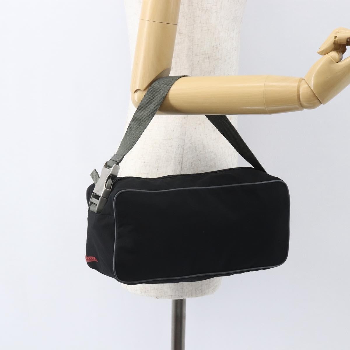 Prada Sport Handbag Nylon Black Nylon Handbag