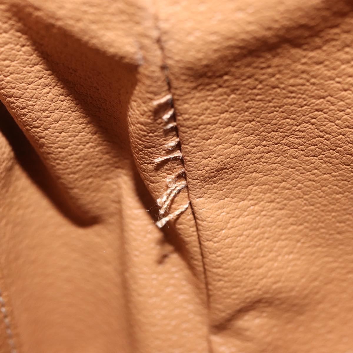 Celine Macadam Pochette Canvas And Leather Brown Canvas Clutche & Pouche Bag