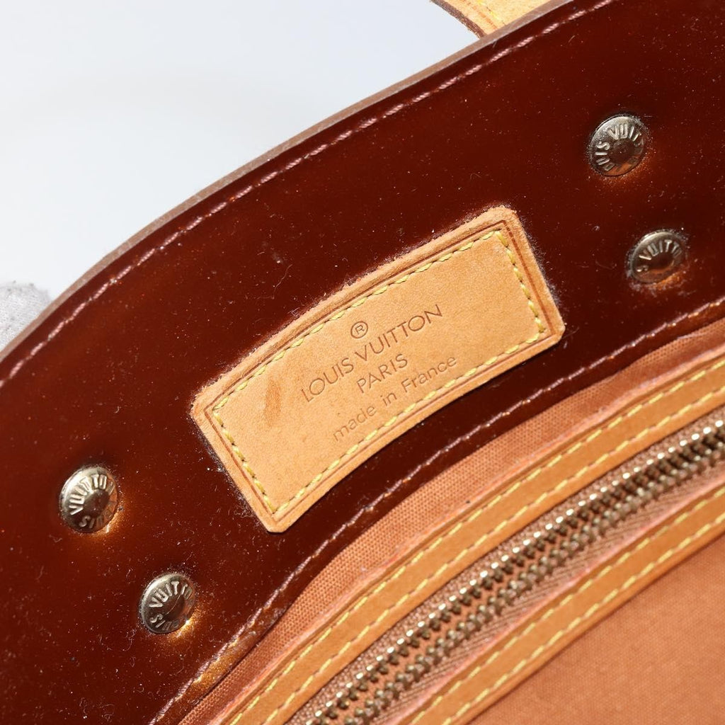 Louis Vuitton Reade Handbag Monogram Vernis Brown Patent_Leather Handbag