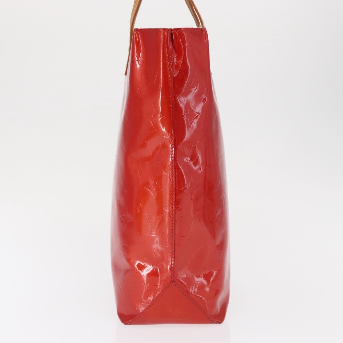 Louis Vuitton Reade Handbag Monogram Vernis Red Patent_Leather Handbag