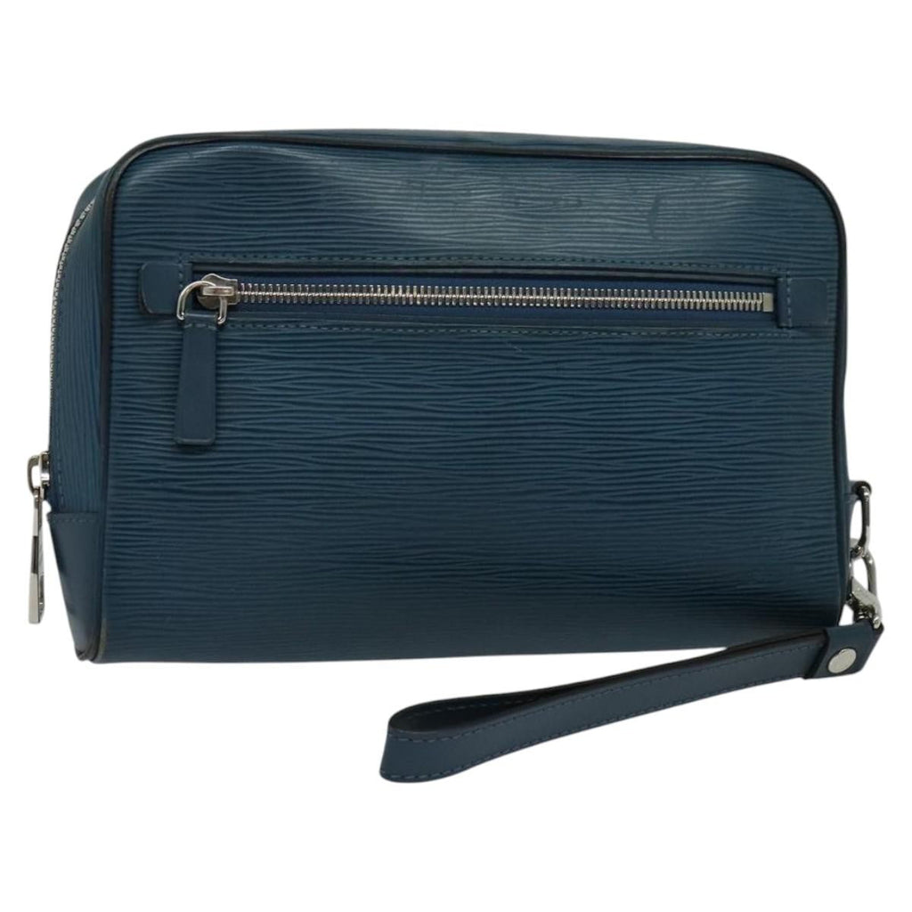 Louis Vuitton Neo Hoche Clutch Epi Leather Blue Leather Clutche & Pouche Bag