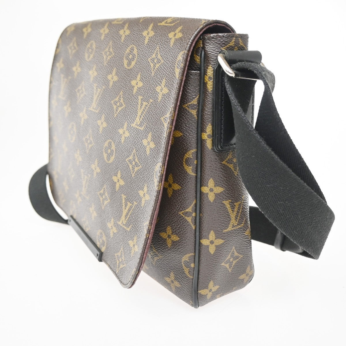 Louis Vuitton District Messenger Bag Macassar Monogram Canvas Brown Canvas Shoulder Bag