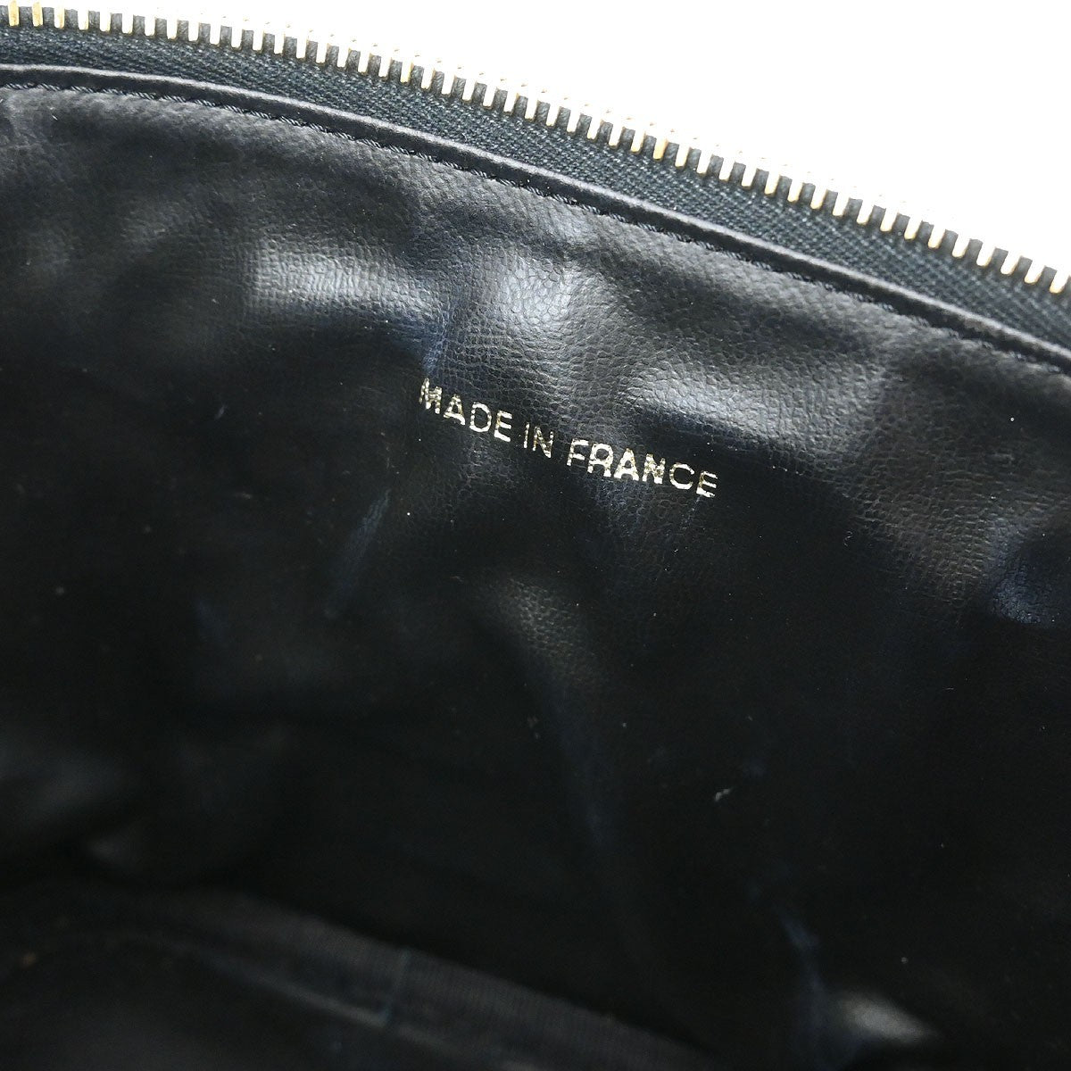 Chanel Vintage Timeless Cosmetic Case Caviar Black Leather Clutche & Pouche Bag