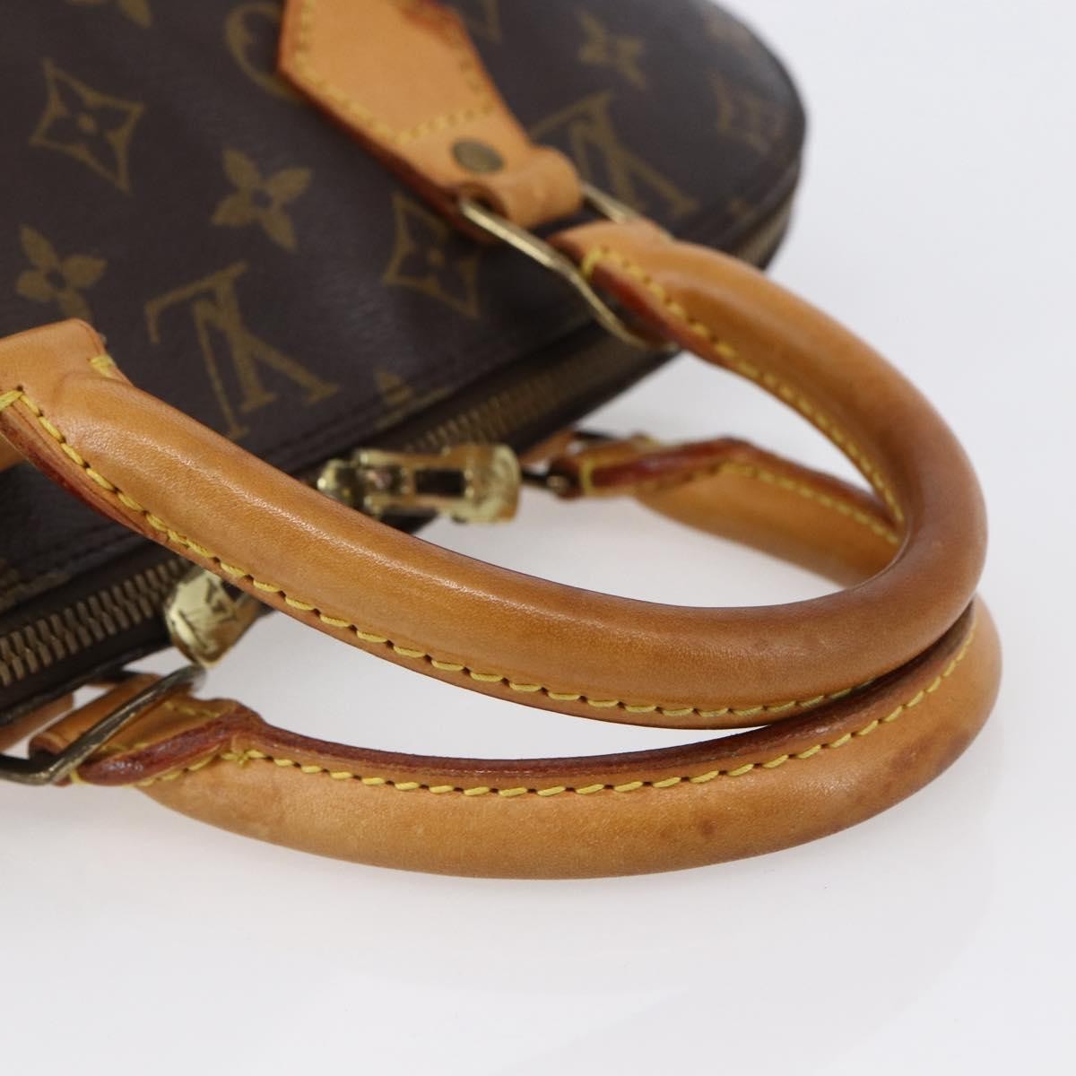 Louis Vuitton Alma Handbag Monogram Canvas Brown Canvas Handbag