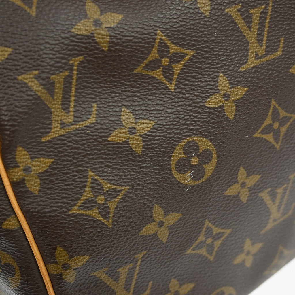 Louis Vuitton Keepall Bag Monogram Canvas Brown Canvas Travel Bag