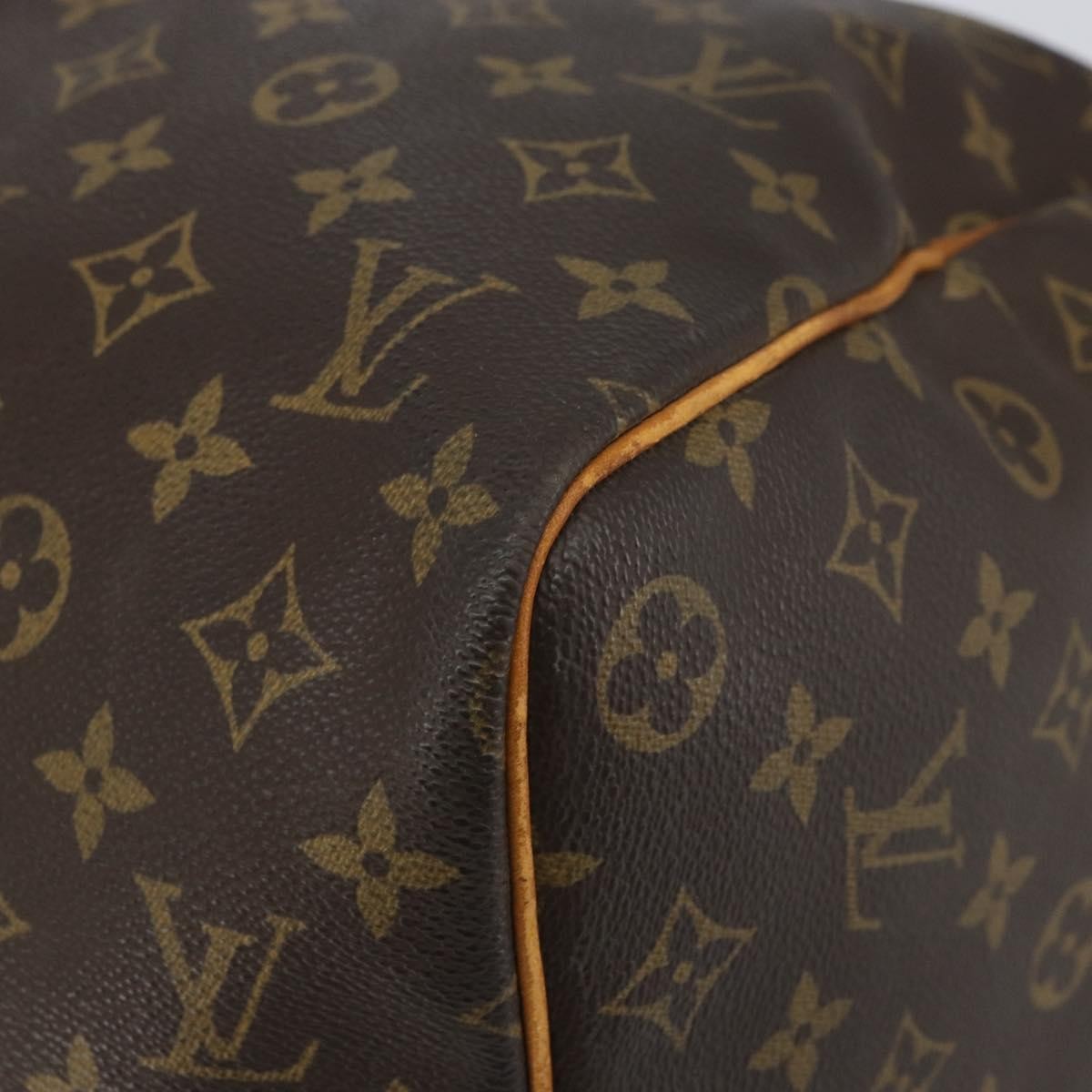 Louis Vuitton Keepall Bag Monogram Canvas Brown Canvas Travel Bag