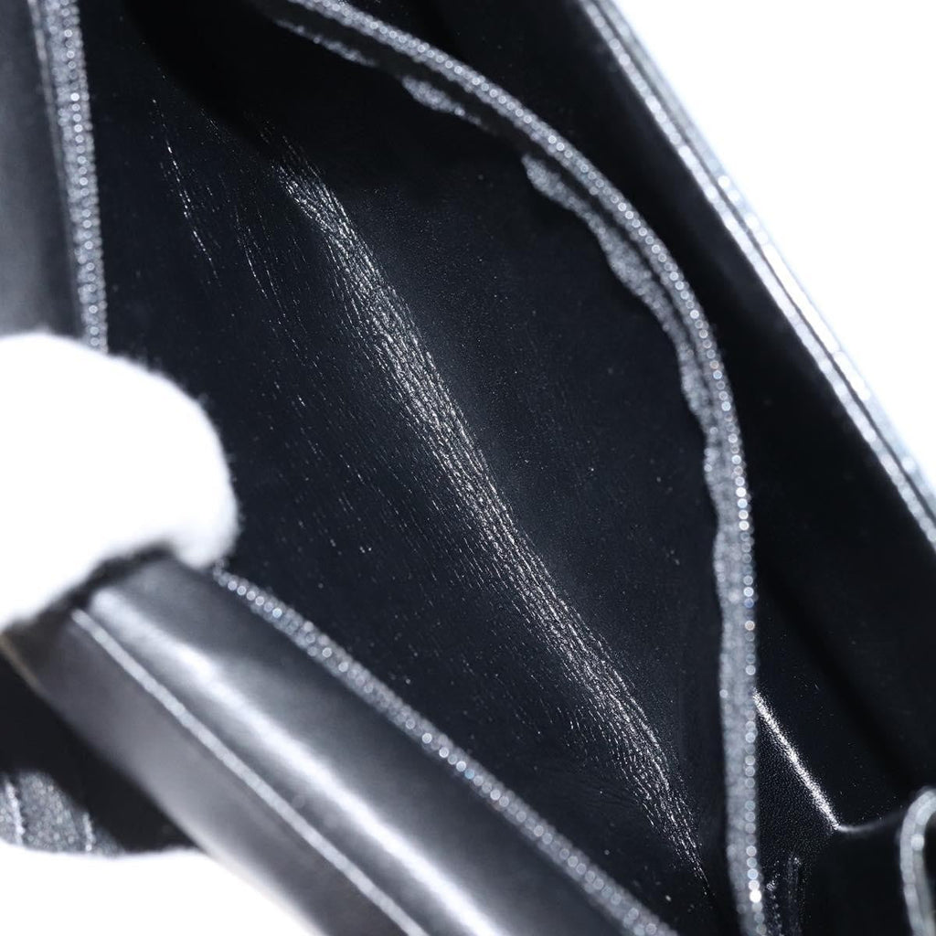 Chanel Wallet On Chain Quilted Patent Black Patent_Leather Shoulder Bag Bag