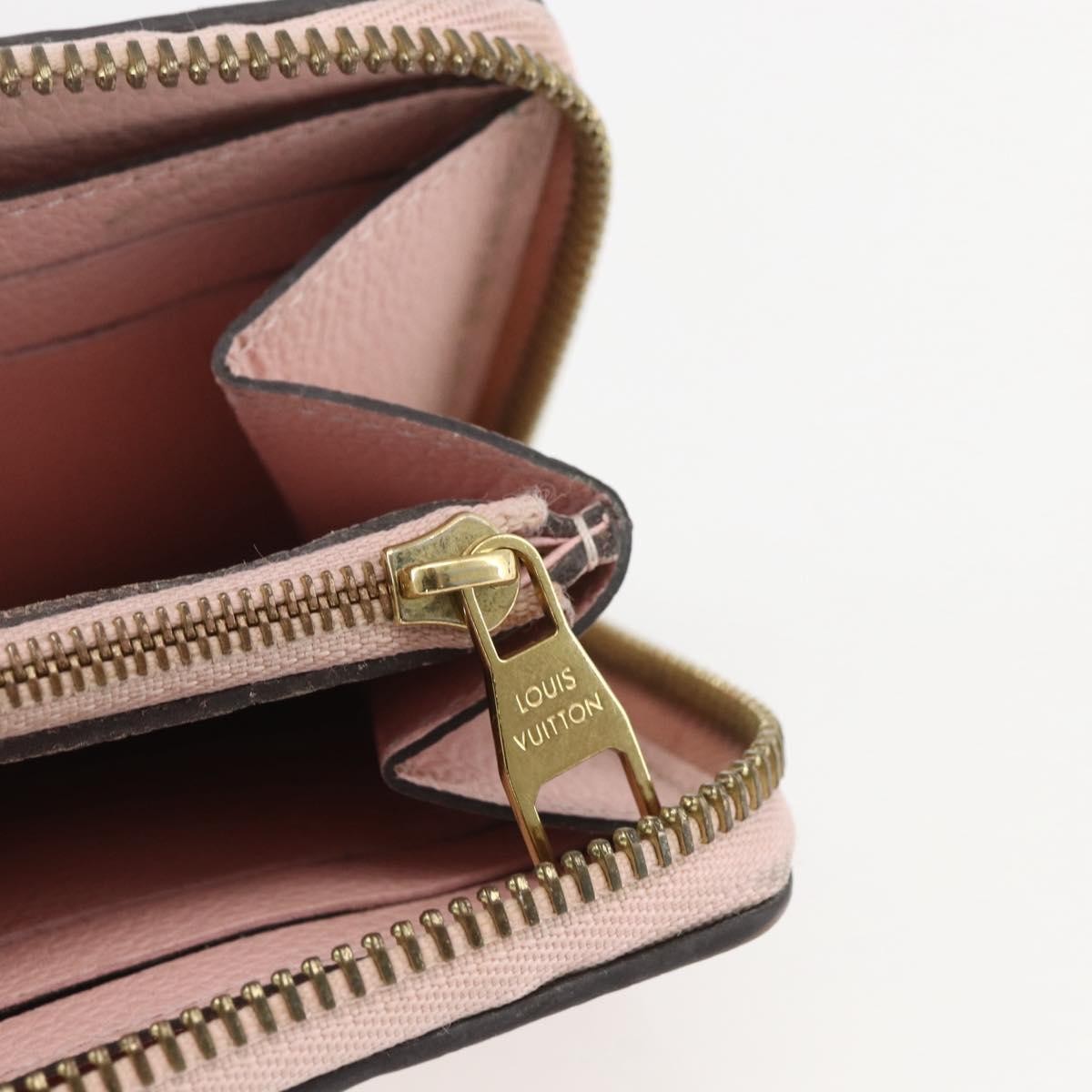 Louis Vuitton Clemence Wallet Monogram Empreinte Leather Pink Leather Wallets Accessory