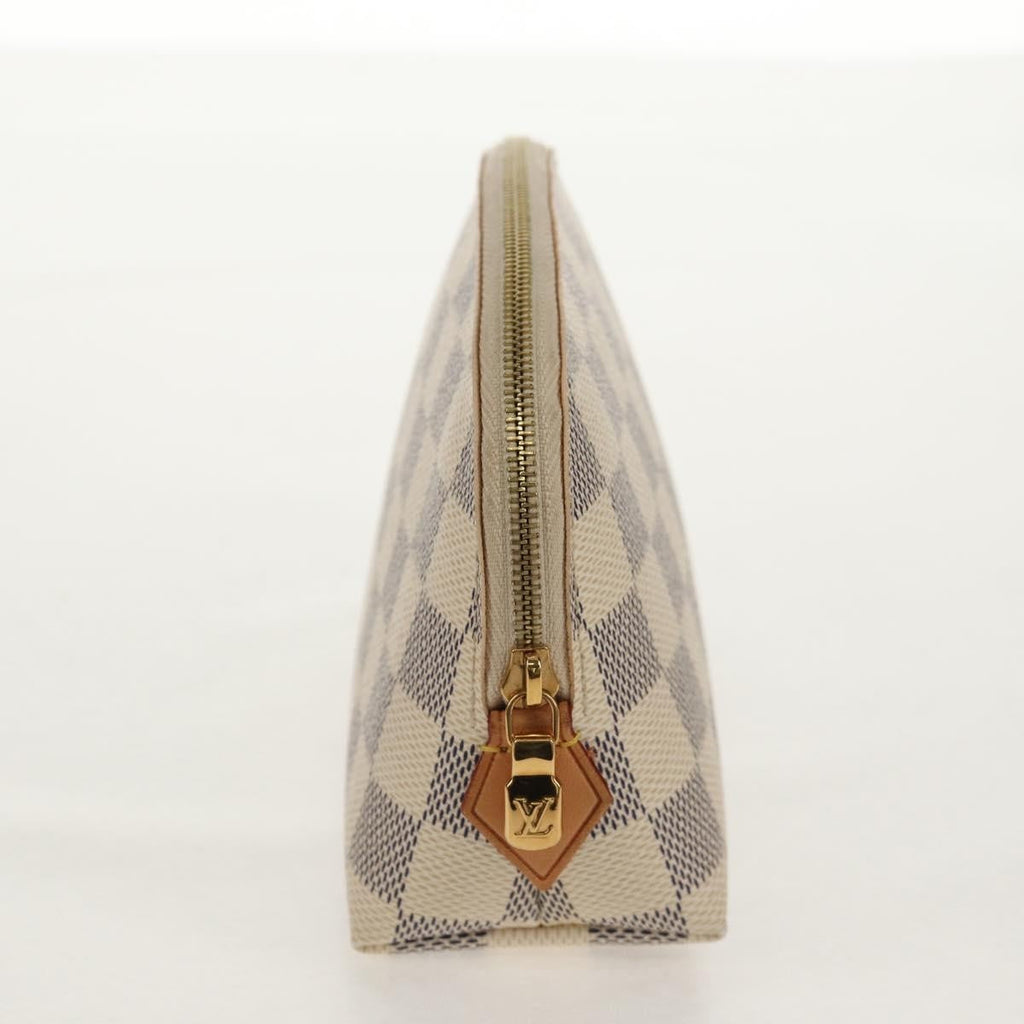 Louis Vuitton Cosmetic Pouch Damier Beige Canvas Clutche & Pouche Bag