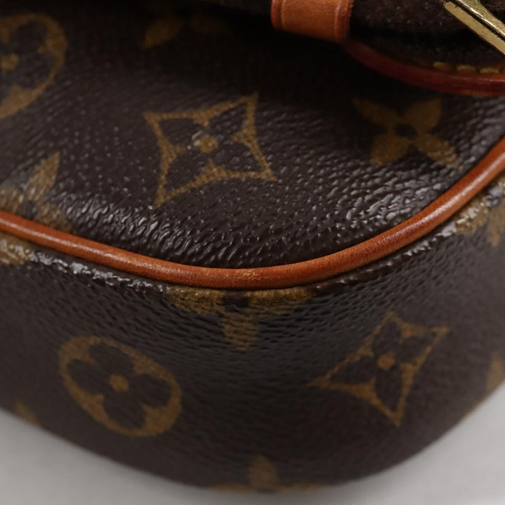 Louis Vuitton Pochette Gange Monogram Canvas Brown Canvas Bag