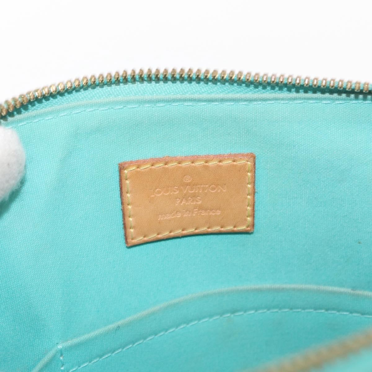 Louis Vuitton Alma Handbag Patent Leather Blue Patent_Leather Handbag