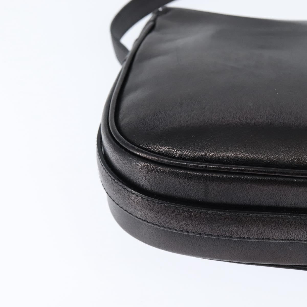Celine Vintage Triomphe Shoulder Bag Leather Brown Leather Shoulder Bag Bag